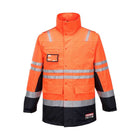 Portwest Huski FR Hi-Vis Fire Jacket K8000, front view