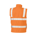 Bisley Taped Hi Vis Rail Wet Weather Vest BV0364T