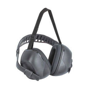 Howard Leight VeriShield earmuffs worn by worker