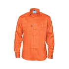 DNC Flame Retardant Drill Long Sleeve Shirt Orange