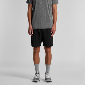 Men's active shorts 18" black