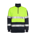 JB'S Hi Vis 1/2 Zip Fleecy Sweat Front