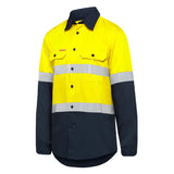 Hard Yakka Core Long Sleeve 2Tone Taped Vented Shirt Y07940