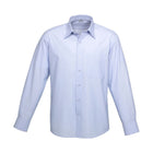 Biz Collection Men's Ambassador Long Sleeve Shirt in light blue