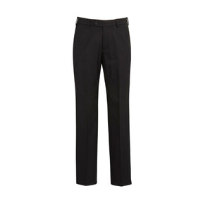 Men's Cool Stretch Flat Front Pant 70112S black front view