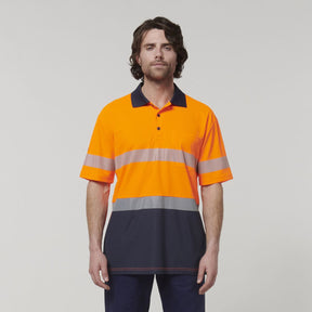 Hi Vis Taped Polo Front