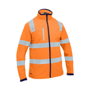 Bisley Hi Vis Soft Shell Jacket BJ6058T for workwear