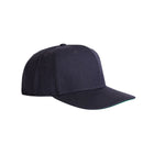 Black ascolour Trim Snapback Cap 1101 for unisex headwear