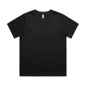 Black women's classic minus tee for apparel