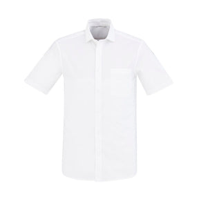 Men's short sleeve work shirt front view