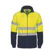DNC HiVis two tone full zip polar fleece with generic Reflective Tape 3830