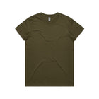 Olive green casual T-shirt