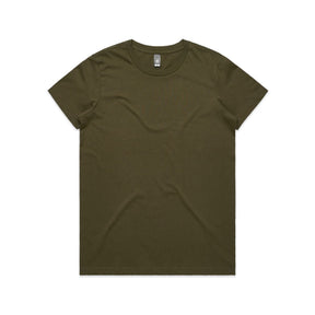 Olive green casual T-shirt