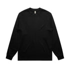 ascolour Men's Heavy L/S Tee 5081 flat lay black