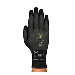 Ansell HyFlex® 11-939 glove displayed palm side