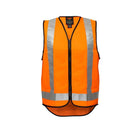 Portwest Hi-Vis X-Back Zipped Vest MV188, front view