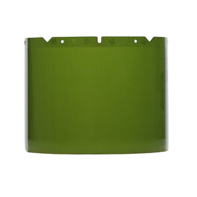 MSA V-Gard hard hat visor front view