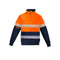 Syzmik Men's Hi Vis 1/4 Zip Brushed Fleece Pullover - Hoop Taped ZT150