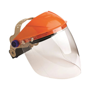 ProChoice Striker browguard worn by worker