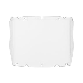 Transparent face shield for industrial safety