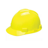 MSA V-Gard Elite Hard Hat, Non-Vented, Push-Key 4pt Suspension 226025