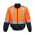 Portwest Huski bomber hi-vis jacket, front view