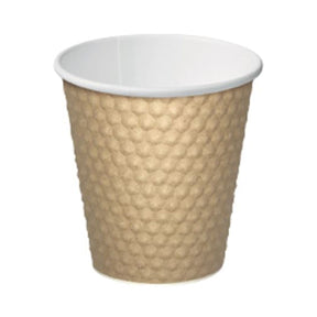 Castaway brown dimple insulated cup