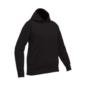 Black women's fleece hoodie for workwear