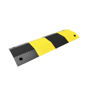 Brady yellow and black steel traffic speed hump