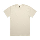 ascolour Men's Heavy Faded Tee 5082 front view beige