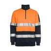 JB'S Hi Vis (D+N) 1/2 Zip Fleecy Sweat 6HZFS