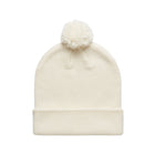 ascolour Pom Pom Beanie 1124 in cream flat