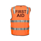 Portwest First Aid Hi-Vis Zip Vest MZ103, front view