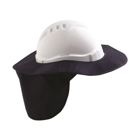 ProChoice hard hat brim attachment, front view