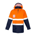 Syzmik hi-vis ultralite waterproof jacket, front view
