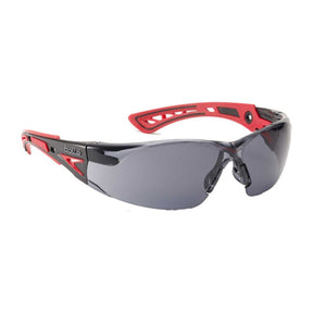 Bolle Rush+ safety glasses smoke lens front view