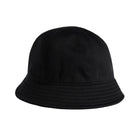 Black brim bucket hat for women
