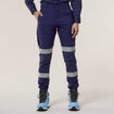 Hard Yakka Women's Raptor Cuff Pant With Segmented Tape Y08411