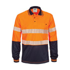 DNC hi vis segmented tape polo 3513 front view