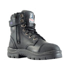 Steel Blue Women's Argyle® Zip Scuff Cap black leather boot