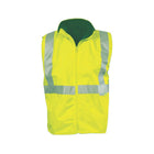 DNC hi vis reversible vest 3865 reflective tape detail