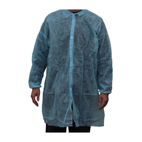 Blue Disposable Lab Coat