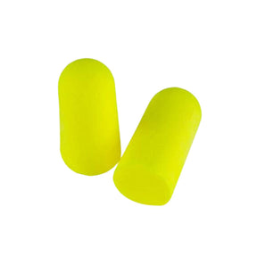 3M E-A-Rsoft Yellow Neons earplugs close-up