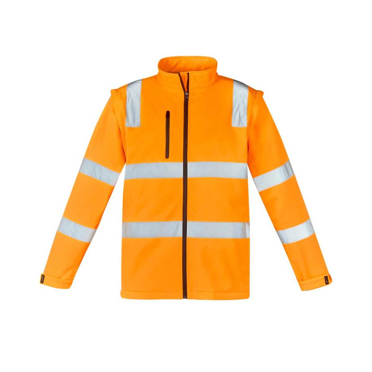 Syzmik Unisex Hi Vis VIC Rail 2 In 1 Softshell Jacket ZJ780
