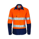 HiVis Two Tone Cotton Shirt Orange