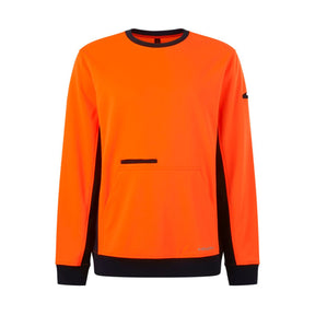 KingGee Hi Vis Crew Neck Fleece K55062 back view