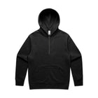 ascolour Men's Relax Half Zip Hood in black