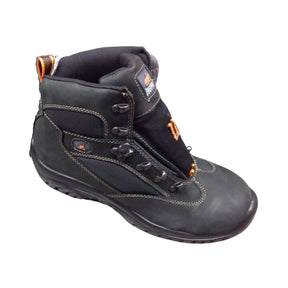Mongrel Black Ankle Lace Up Sports Boot 360020 side view