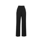 Women's Cool Stretch Maternity Pant 10100 back view in black