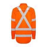 Hard Yakka Long Sleeve Hi-vis Biomoton Taped Shirt Y04275